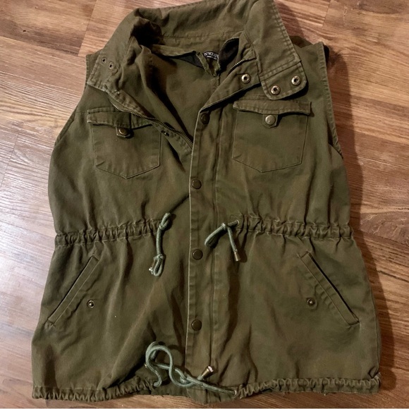 Jackets & Blazers - Army Green Utility Vest